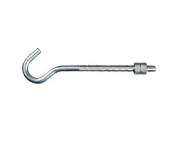 National Hardware N100-393 Hook and J Bolt, Zinc Plated