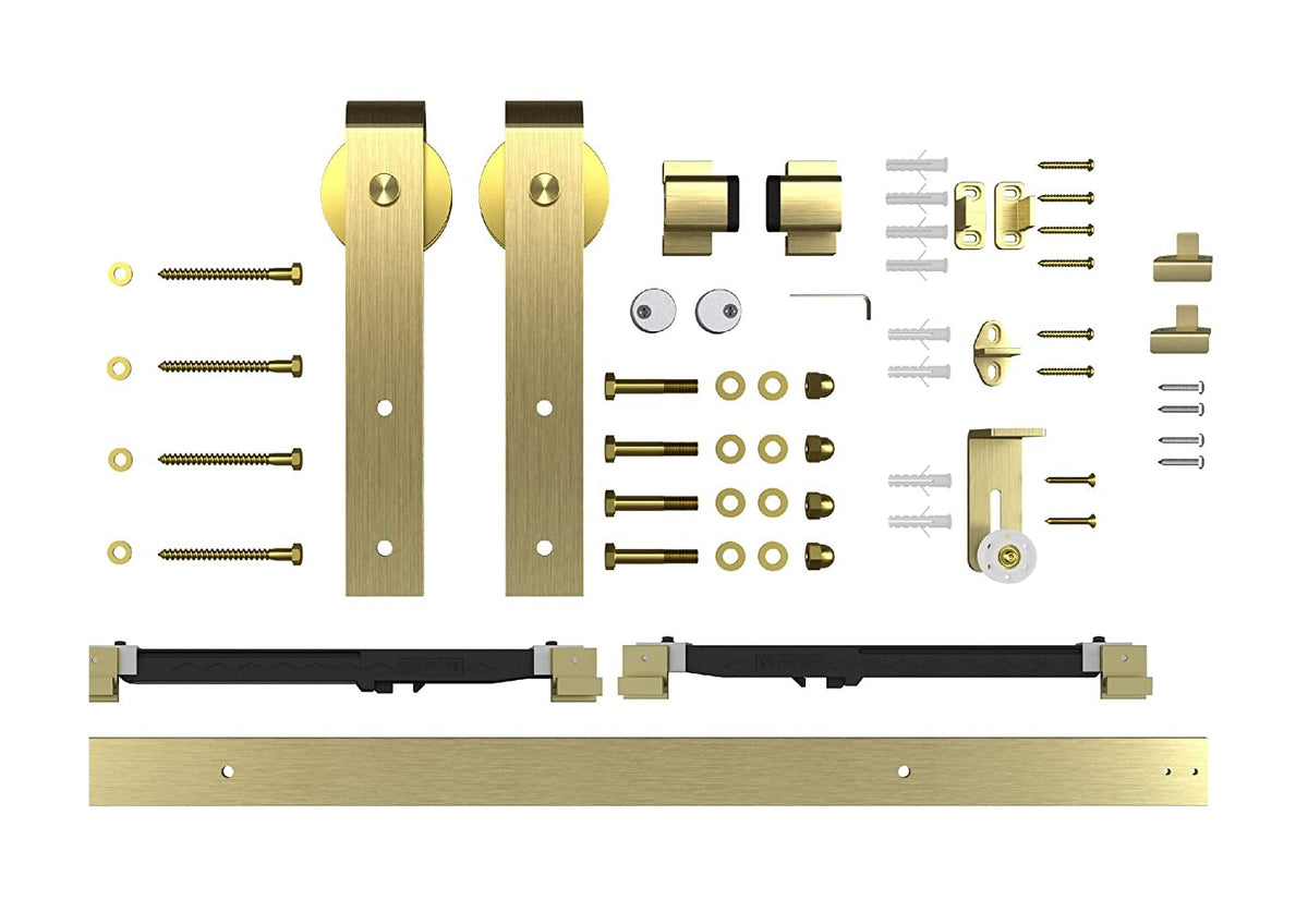 National Hardware N700-006 Interior Barn Door Sliding Hardware Kit