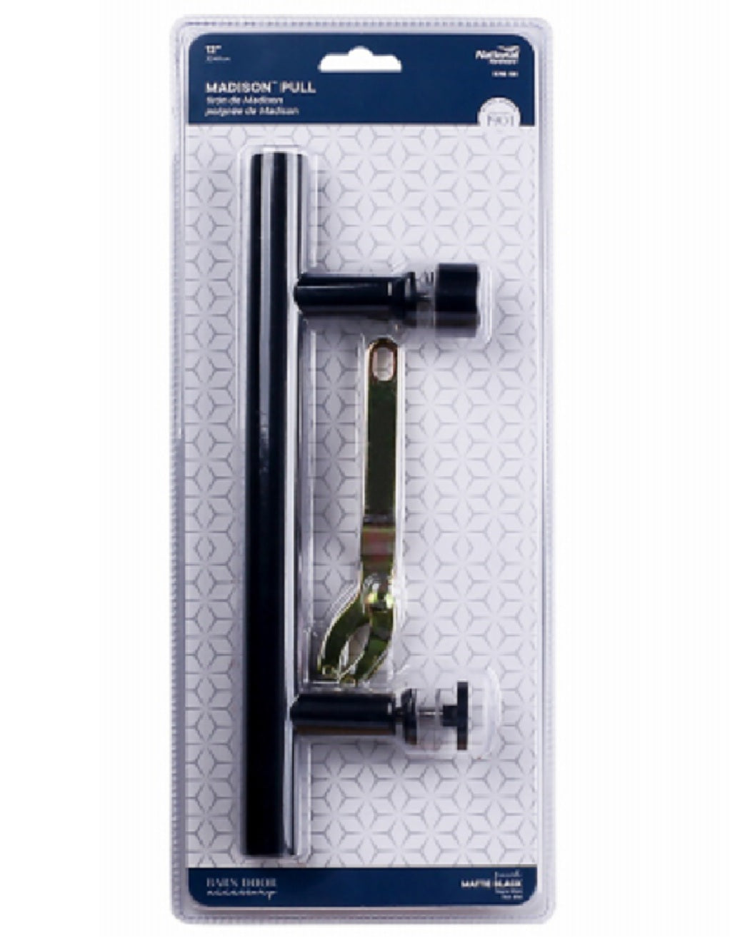 National Hardware N700-100 Madison Round Bar Pull, 12 Inch