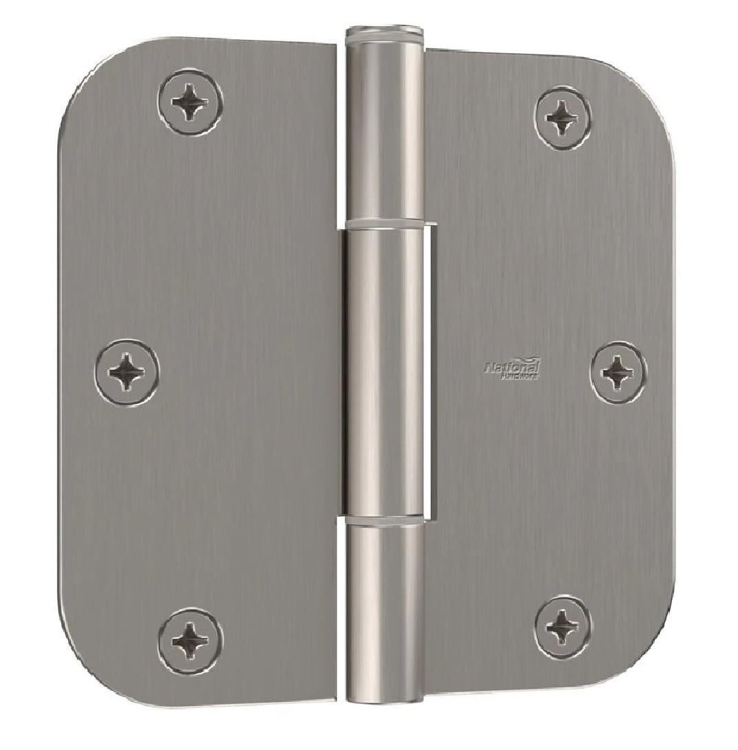 National Hardware N830-449 N830-449 Surface Mount Door Hinge, Satin Nickel