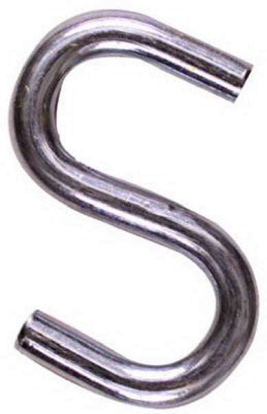 National Hardware N197-210 Open S-Hook, Stainless Steel, 3 Inch