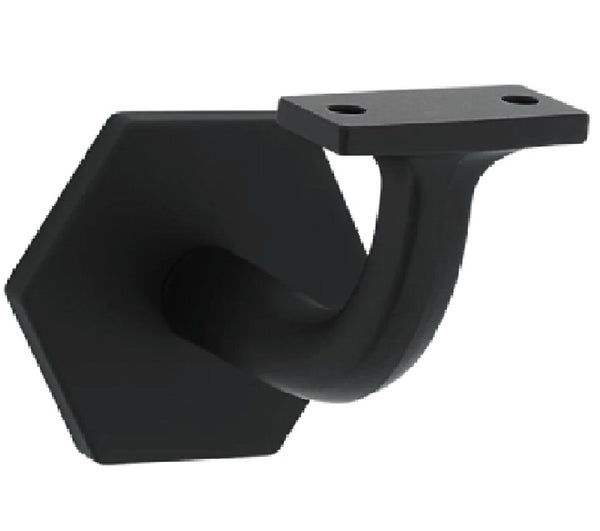 National Hardware N830-533 Powell Handrail Bracket, Matte Black