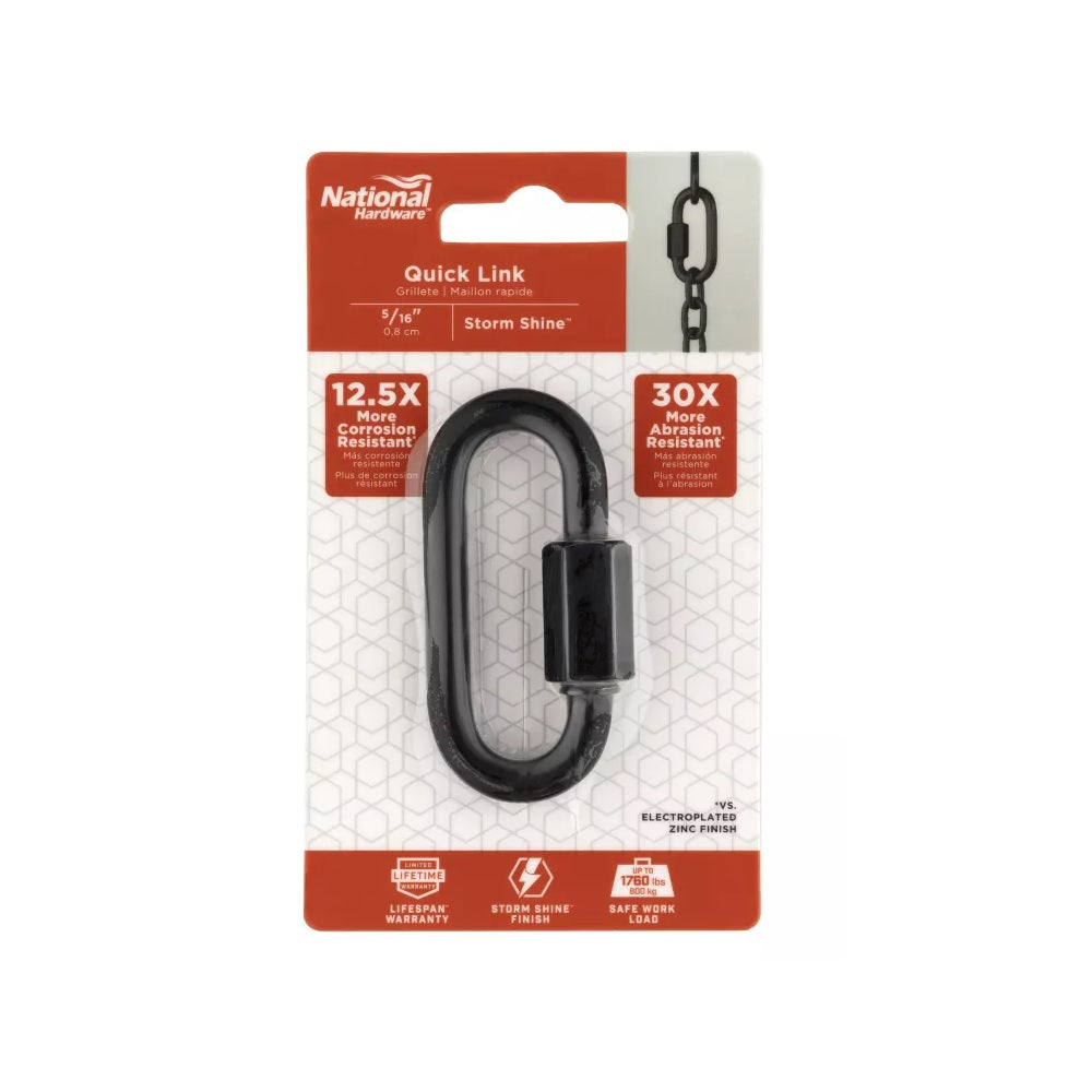 National Hardware N820-113 Quick Link, Steel, 5/16 Inch