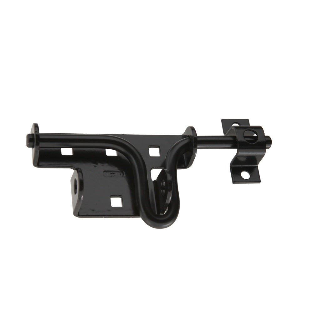National Hardware N109-027 Sliding Bolt Door/Gate Latch, Black