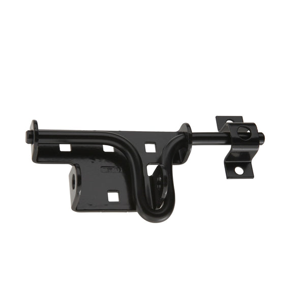 National Hardware N109-027 Sliding Bolt Door/Gate Latch, Black