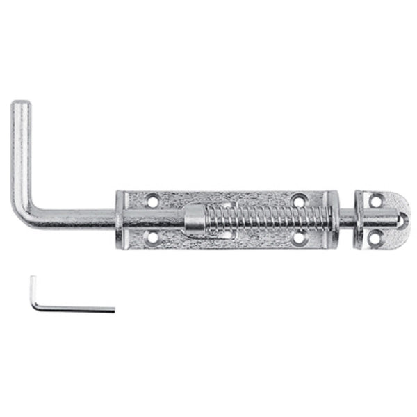 National Hardware N109-212 Spring Loaded Heavy Duty Sliding Bolt, Zinc