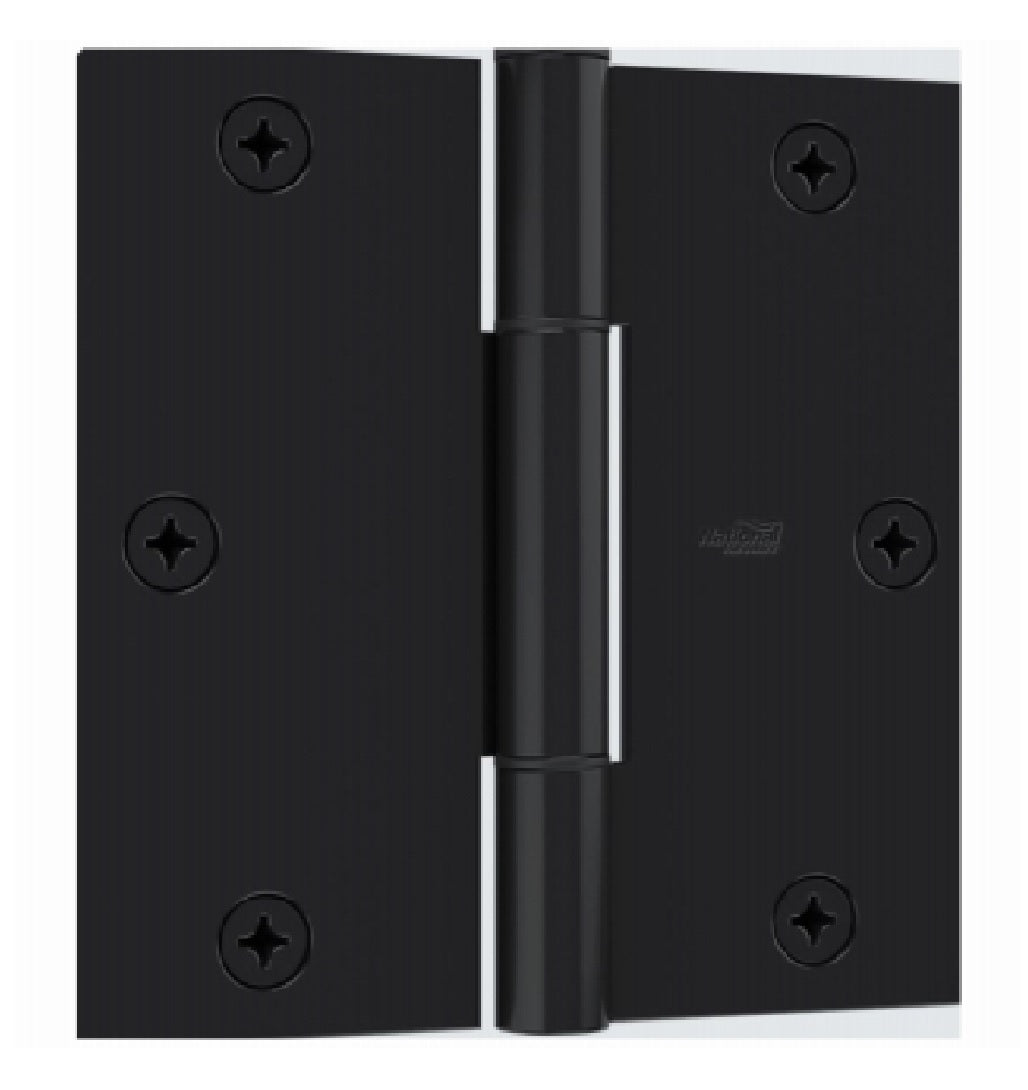 National Hardware N830-445 Surface Mount Door Hinge, Matte Black