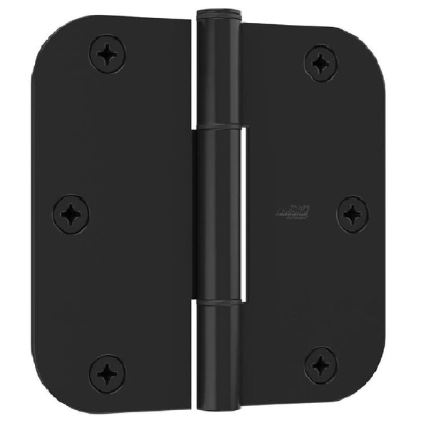 National Hardware N830-447 Surface Mount Door Hinge, Matte Black