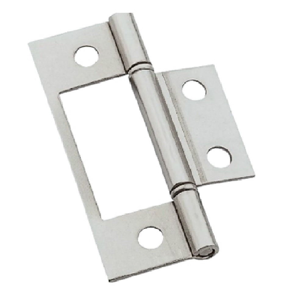 National Hardware N830-433 Surface-Mounted Hinge, Satin Nickel