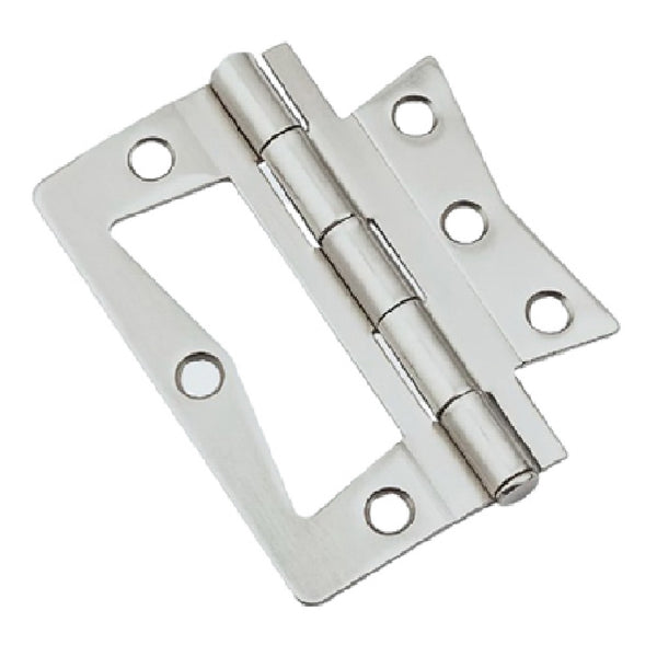 National Hardware N830-435 Surface-Mounted Hinge, Satin Nickel