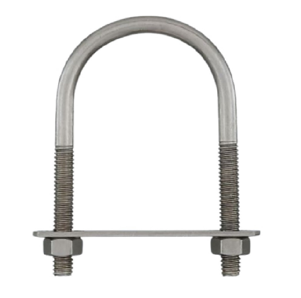 National Hardware N100-375 U Bolt, Stainless Steel