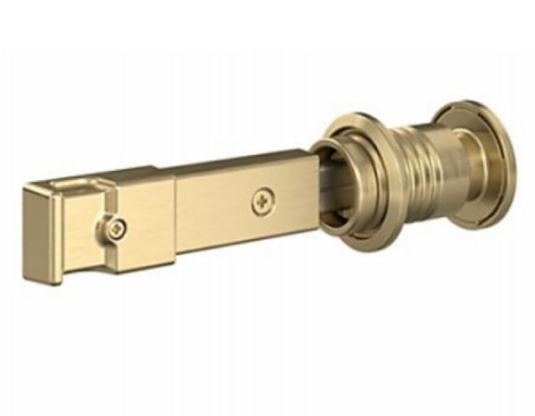 National Hardware N700-152 V1045 Barn Door Lock, Brushed Gold