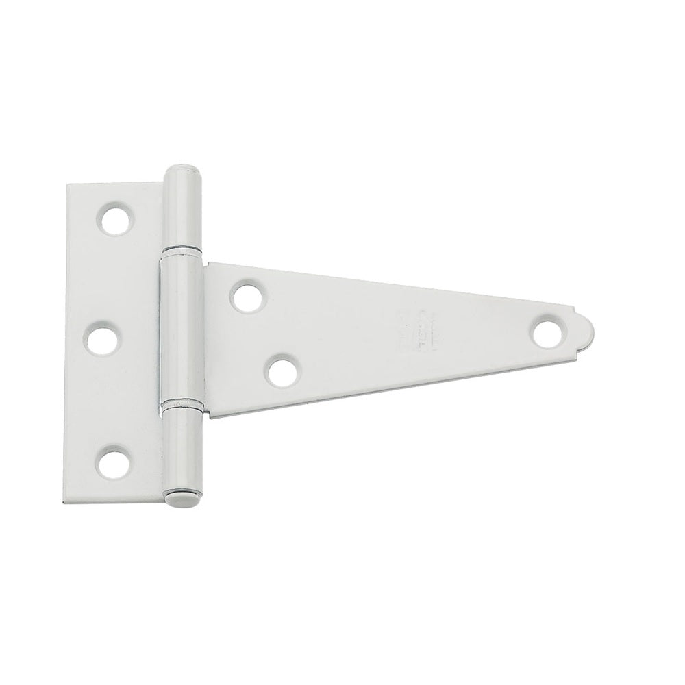 National Hardware N262-071 V286 Extra Heavy T Hinge, White, 4"