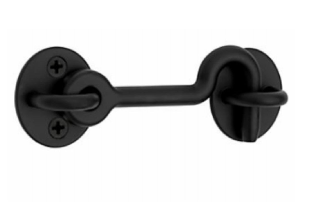 National Hardware N700-153 V1020 Privacy Hook, Matte Black