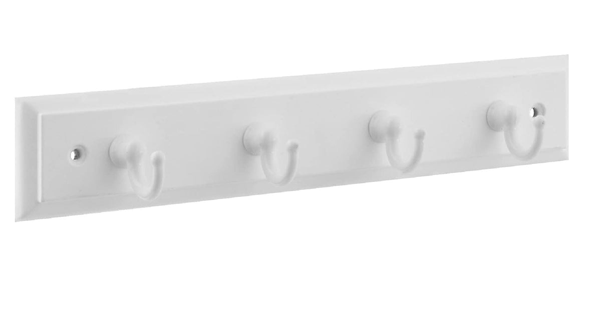 National Hardware S813-055 Key Hook Rail, White