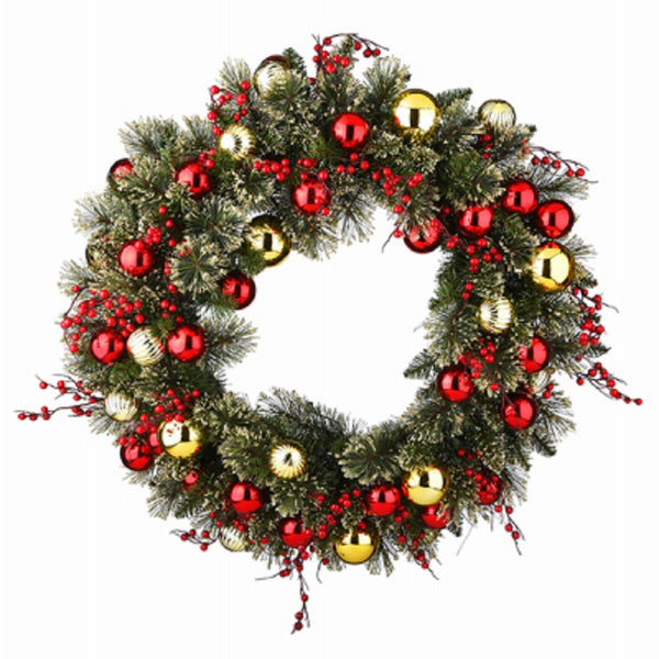 National Tree DKP-10-30W Dakota Pine Artificial Wreath, 30 Inch