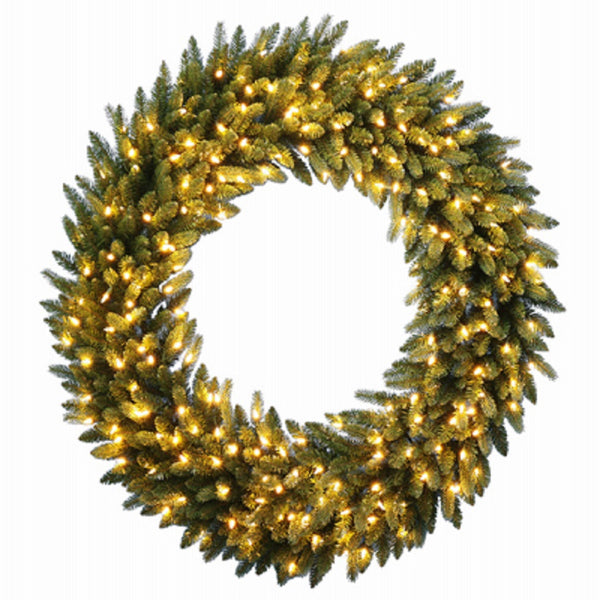 National Tree PEGF8-300L-48W Feel Real Grande Fir Artificial Wreath, 48 Inch