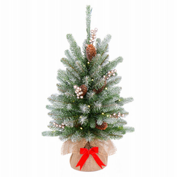 National Tree PEMG3-306-20-B Feel Real Snowy Artificial Tree, 2 Feet