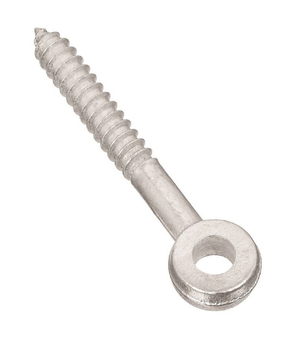 National Hardware N131-227 Hinge Screw Eye, Zinc Plated, 5/8" x 5"