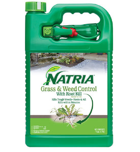 Natria 707201A RTU Liquid Grass & Weed Killer, 1 Gallon