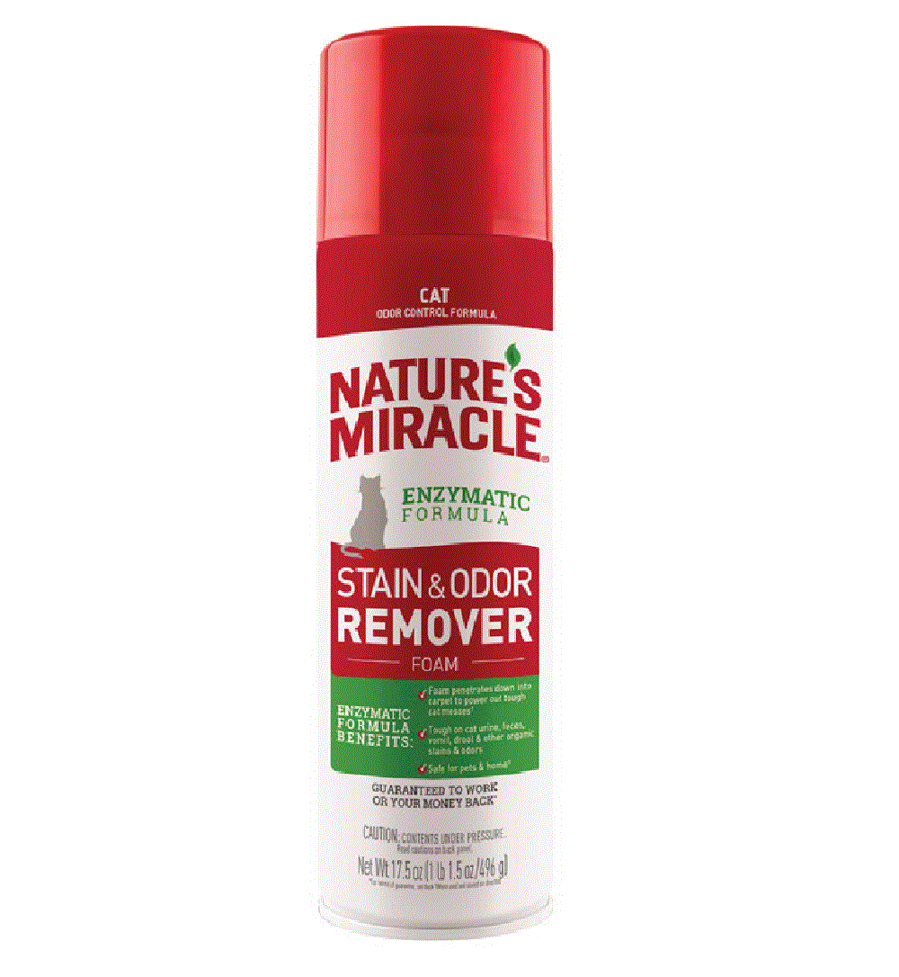 Natrue's Miracle P-98132 Cat Odor & Stain Remover, 17.5 Ounce