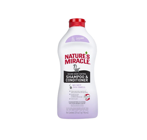 Nature's Miracle P-98422 Skunk Odor Remover, Lavender, 32 Oz