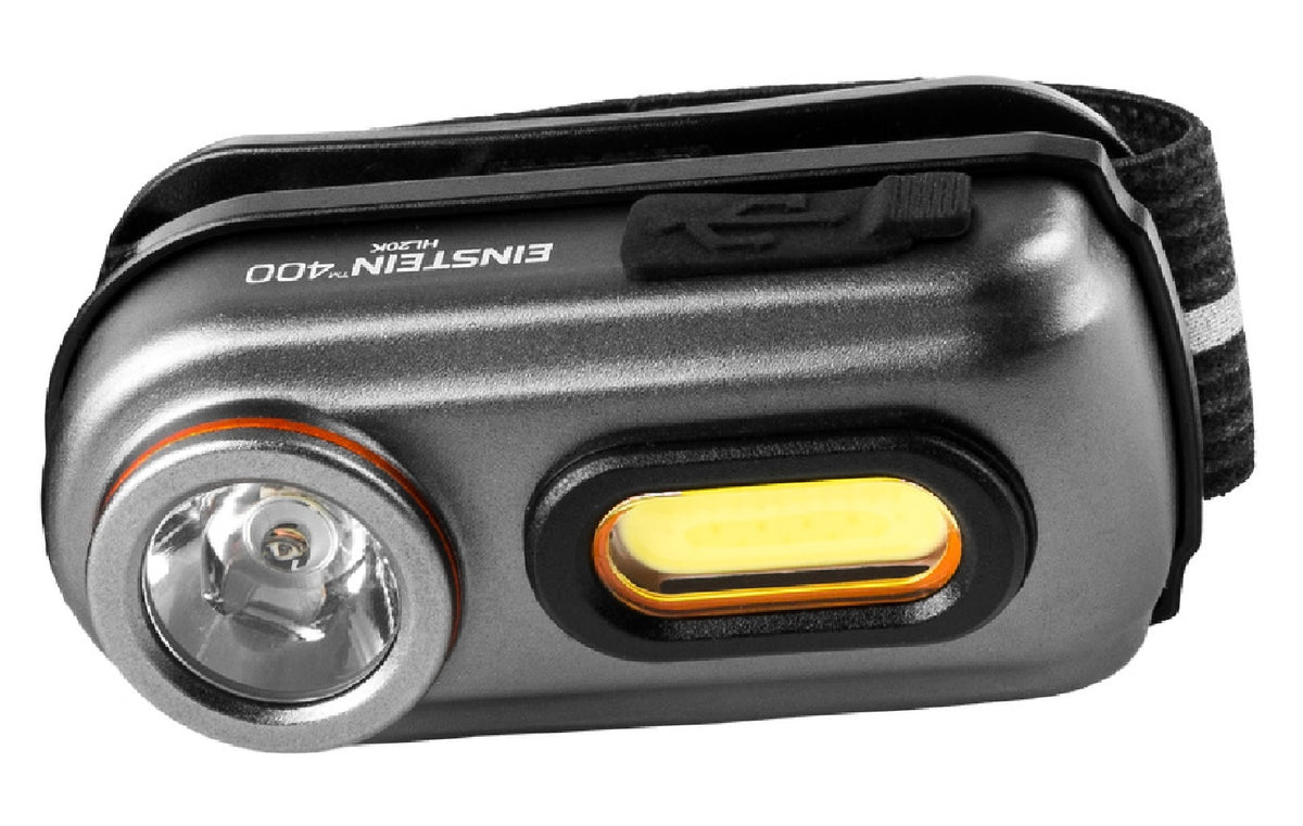 Nebo NEB-HLP-0005 Einstein Rechargeable Headlamp, 400 Lumen