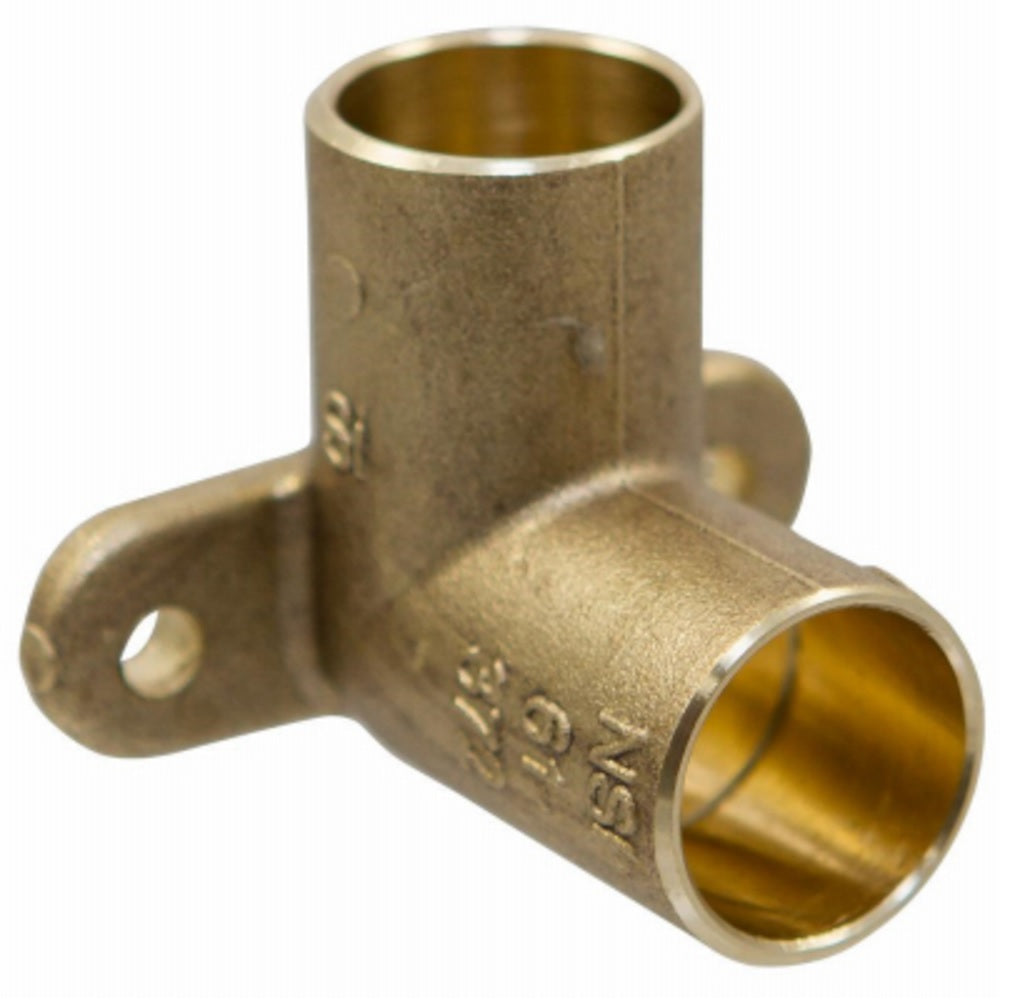 Nibco BF0240L 90 Degree Copper Drop Elbow, 1/2 Inch