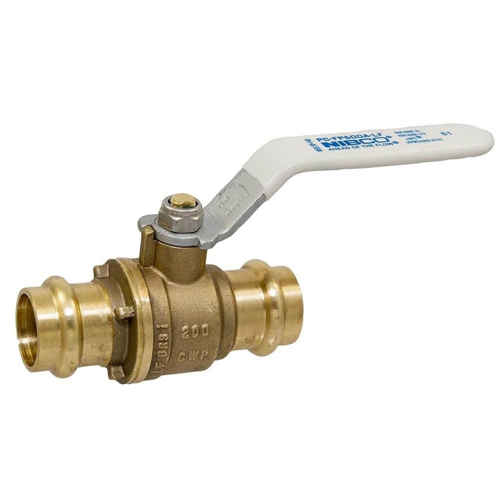 Nibco NF998KW6 Press Ball Valve, 1/2 Inch