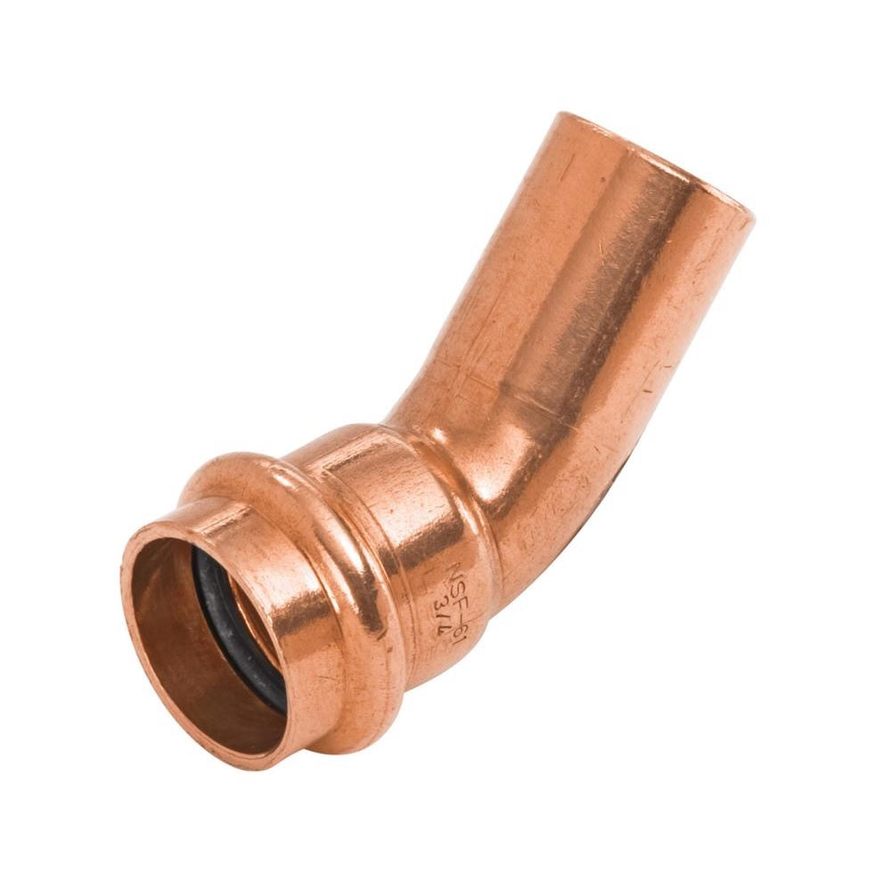 Nibco 9046200PCU Press 45 Degree Elbow, 1/2 Inch
