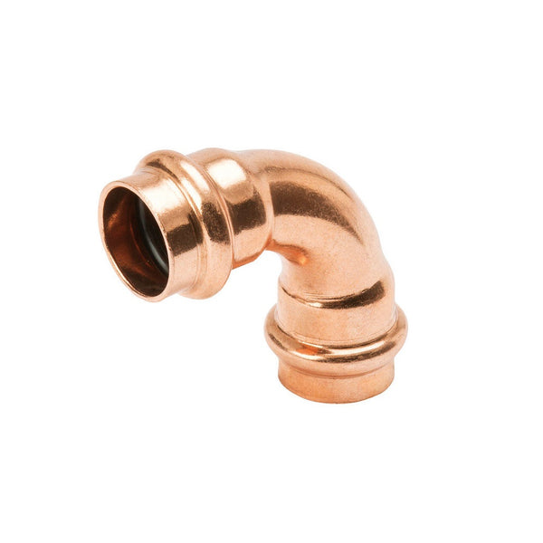Nibco 9055455PCU Press System 90 Degree Elbow, 1/2 Inch, Copper
