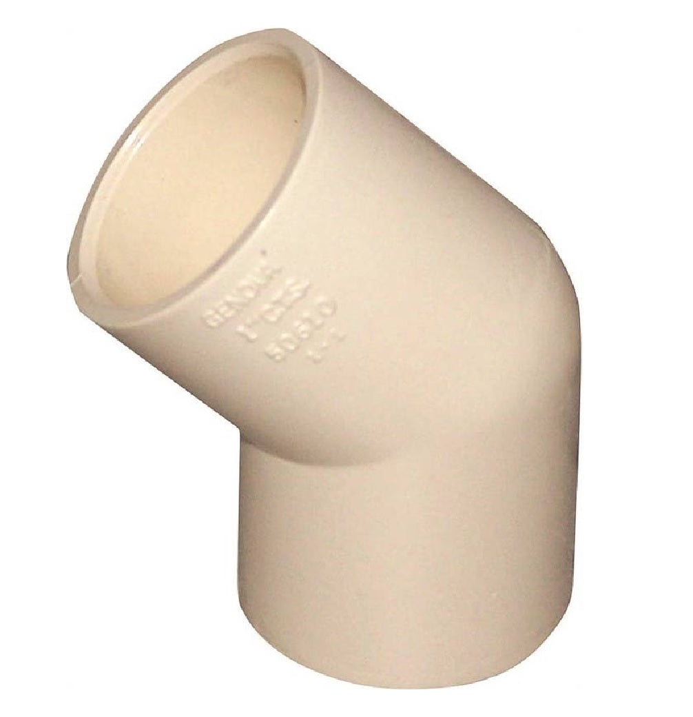 Nibco T00080D CPVC 45-Degree Elbow, 1/2 Inch