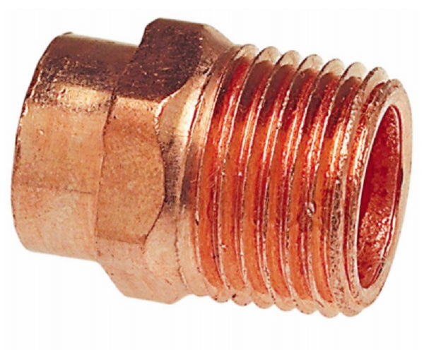 Nibco W01250D Copper Male Adapter, 3/4 Inch x 1 Inch