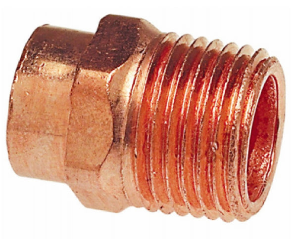 Nibco W01270D Male Pipe Thread Wrot Copper Adapter, 1 Inch