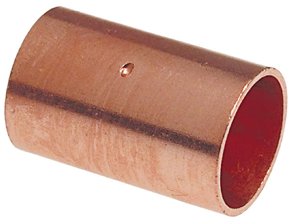 Nibco W00835D Wrot Copper Coupling with Stop, 1-1/4 Inch