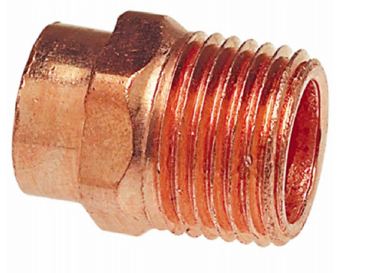 Nibco W01295D Wrot Copper Pressure Male Adapter, 1-1/4 Inch