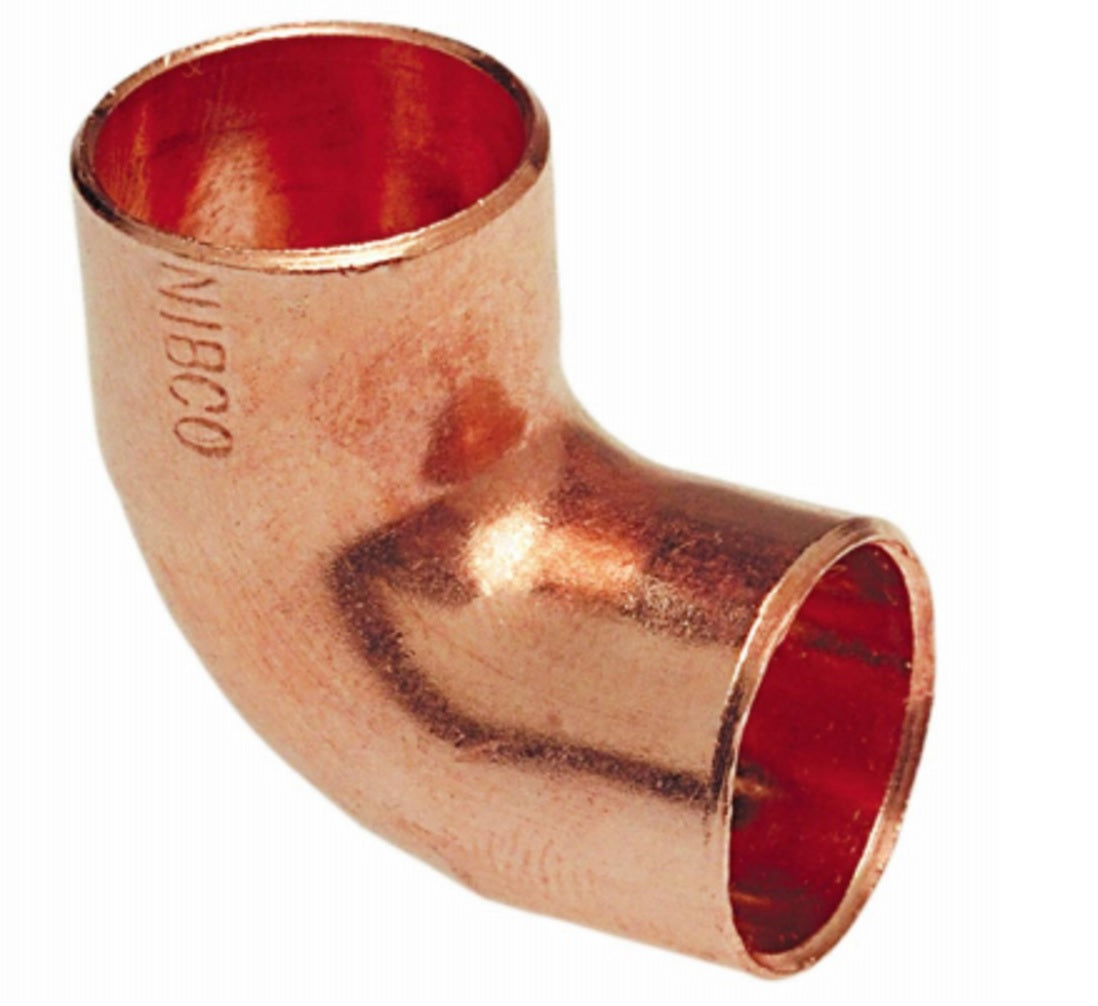 Nibco W01475J 90 Degree Copper Elbow, 3/4 Inch