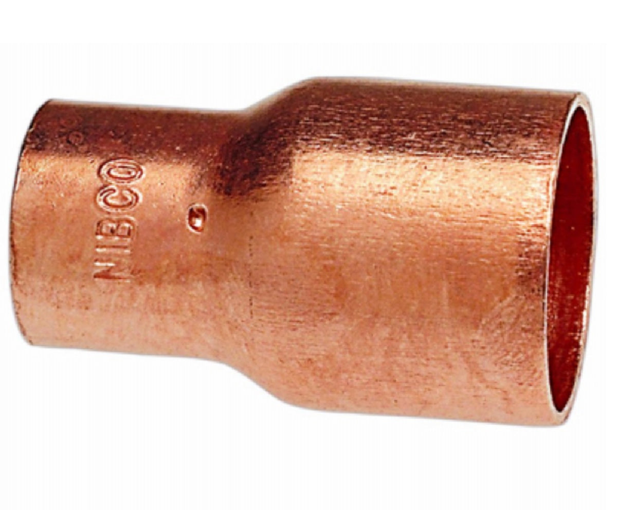 Nibco W00855T Copper Reducing Coupling, 2 Inch x 1-1/2 Inch