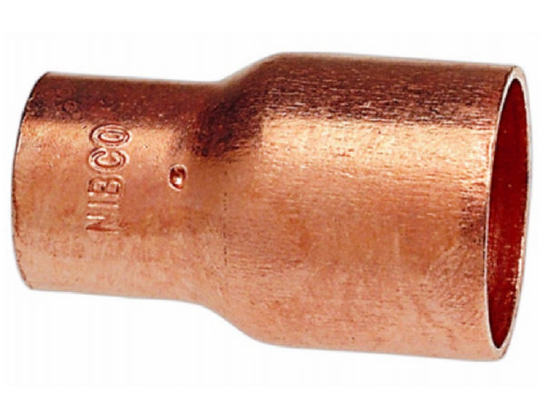 Nibco W00825T Copper Reducing Coupling, 1-1/2 Inch x 1 Inch