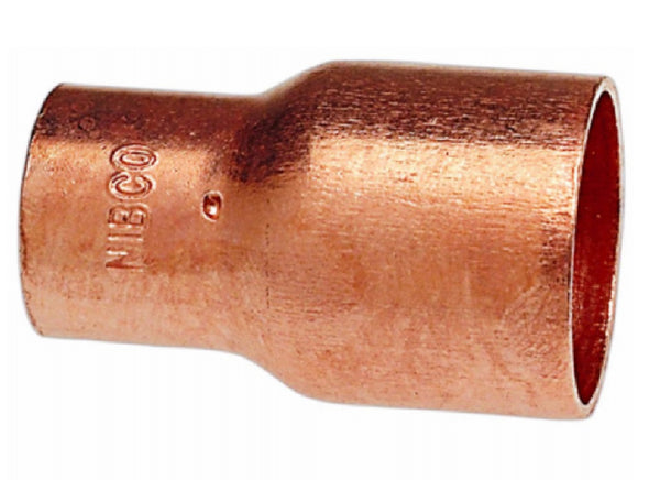 Nibco W00838TCopper Reducing Coupling, 1-1/2 Inch x 3/4 Inch