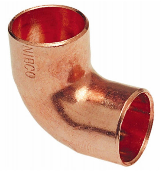 Nibco W01430T 90-Degree Copper Elbow, 1/4 Inch