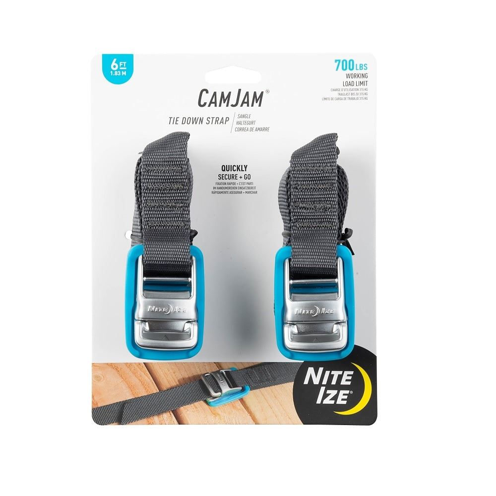 Nite Ize CJWR6-09-2R6 CamJam Tie-Down Strap, Polypropylene