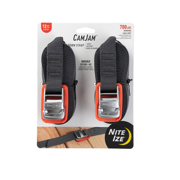 Nite Ize CJWR12-09-2R6 CamJam Tie-Down Strap, Polypropylene