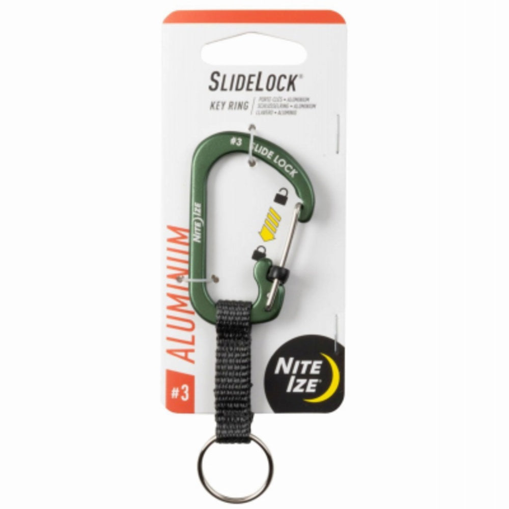 Nite Ize CSLAW3-08-R6 Slide Lock KeyRing