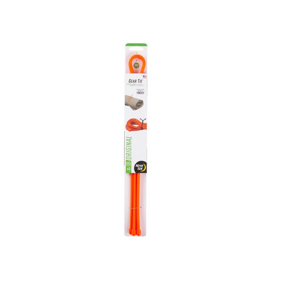 Nite Ize GT32-31-2R3 Gear Tie Reusable Twist Tie, Bright Orange