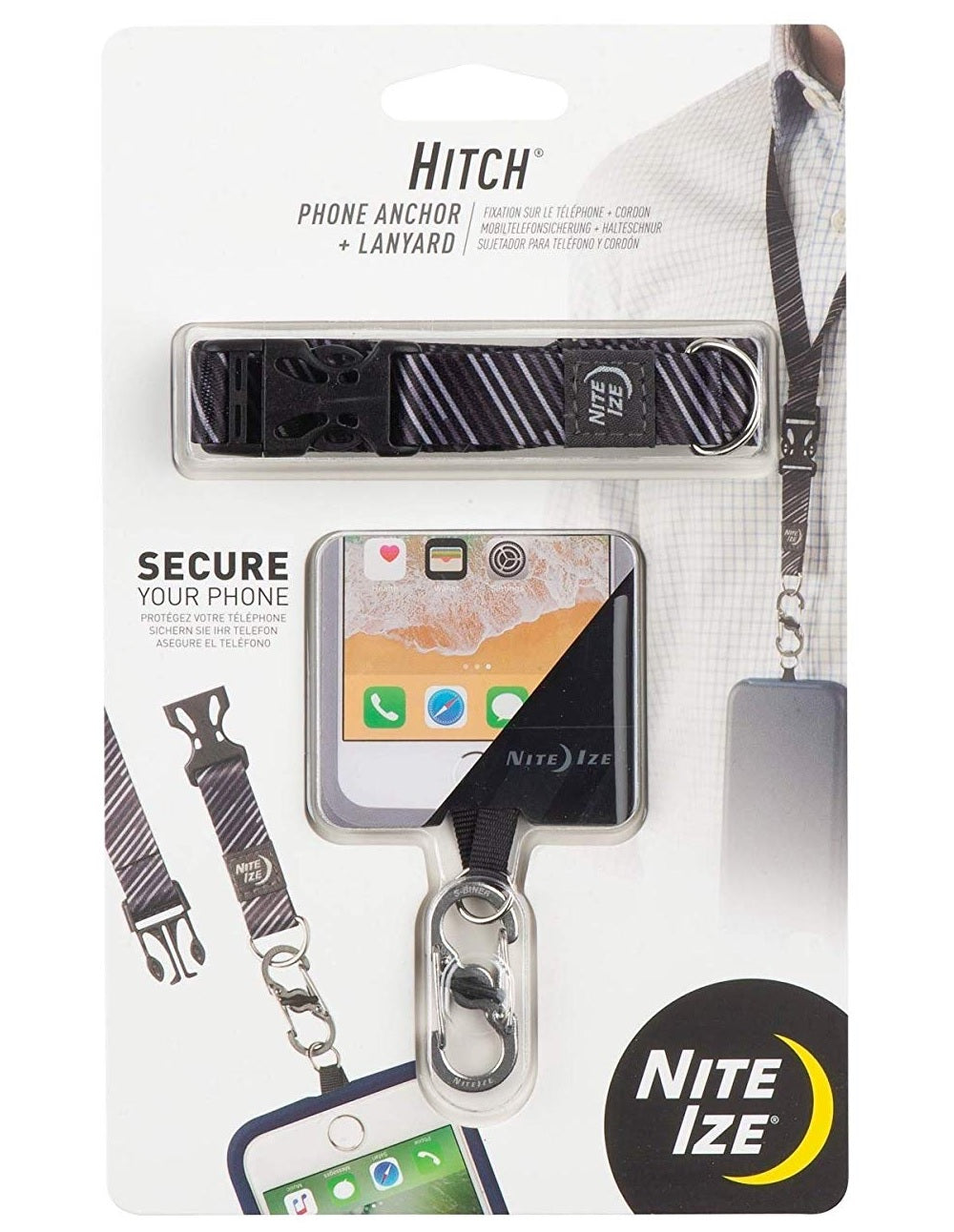 Nite Ize HPAL-01-R7 Hitch Phone Anchor & Lanyard