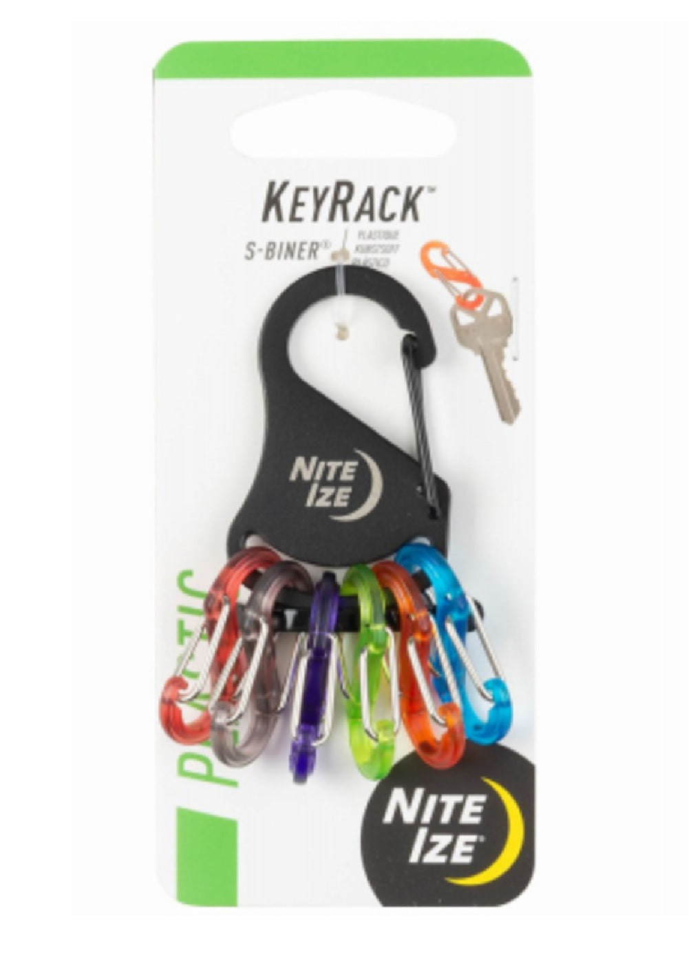 Nite Ize KRK2-01-R6 KeyRack S-Biner, Stainless Steel