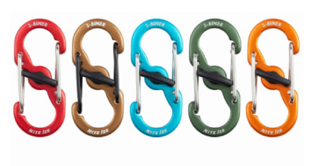 Nite Ize LSBMA-A2-5R7 Mini S-Biner Micro Lock, Assorted Colors