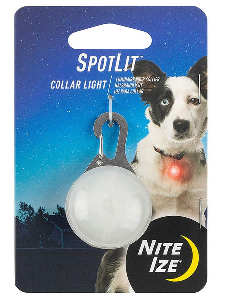 Nite Ize PSLG-10-R6 SpotLit LED Collar Light, Plastic