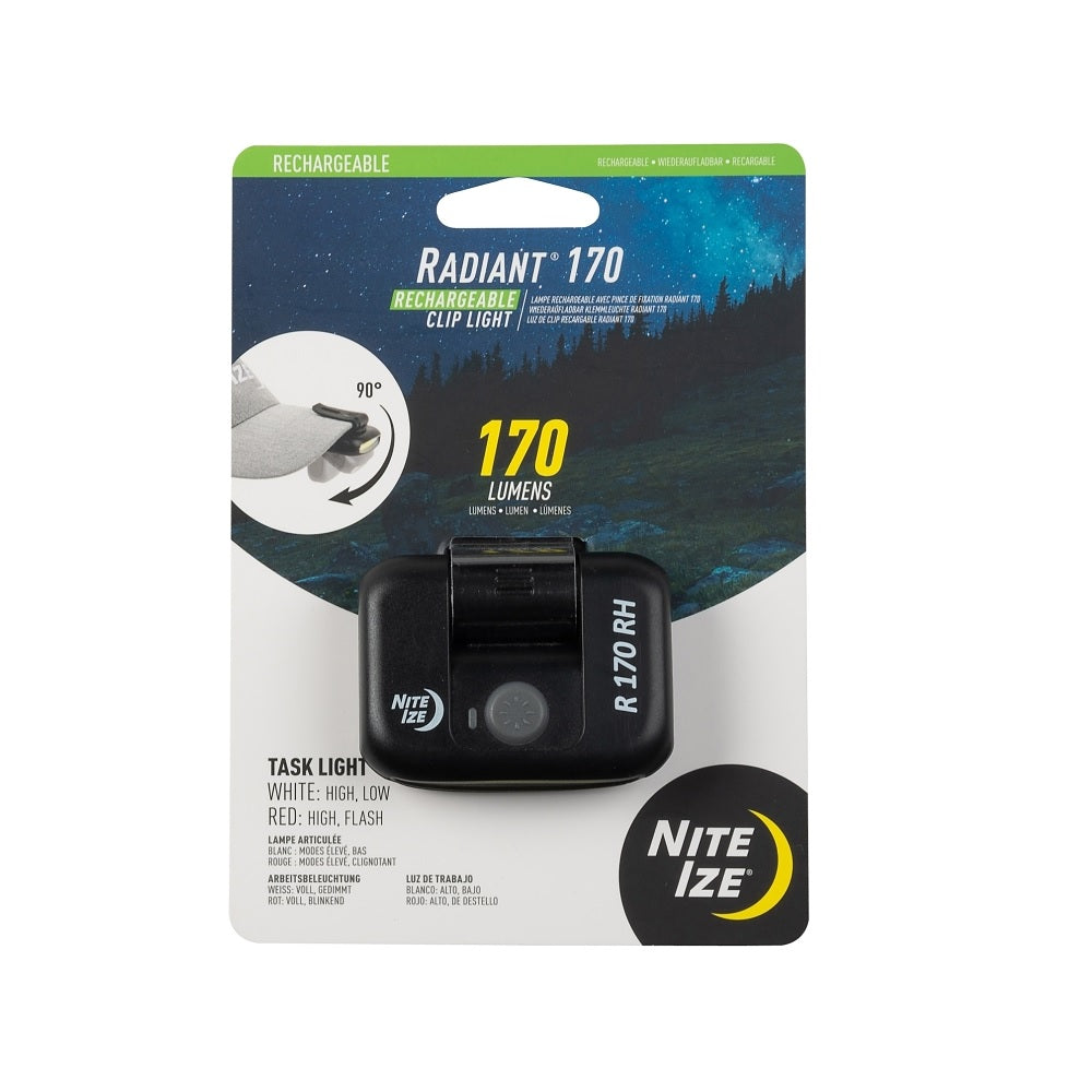Nite Ize R170RC-01-R7 Radiant Cliplight, 170 Lumens